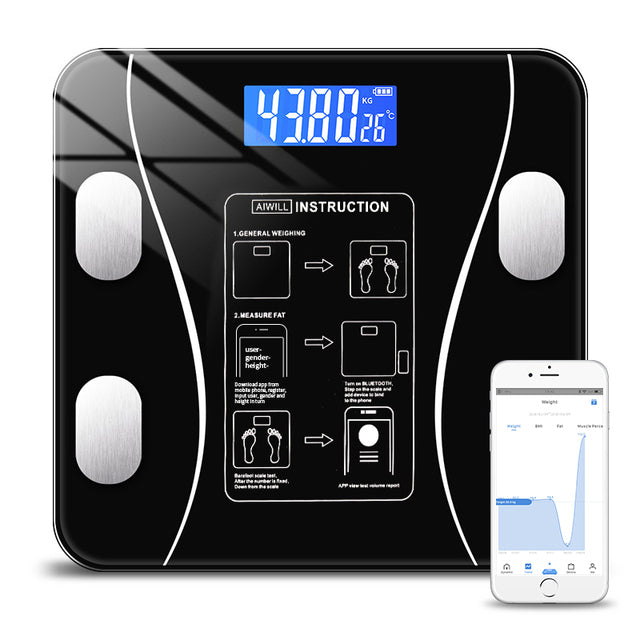 Smart Bluetooth Body Fat digital Scale BMI Body Composition Analyzer